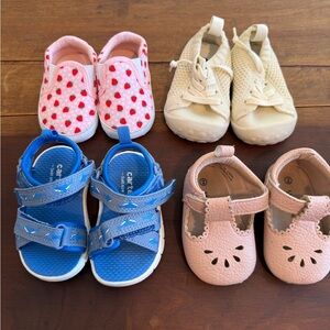 Carter's Blue and Pink Baby Shoes Set